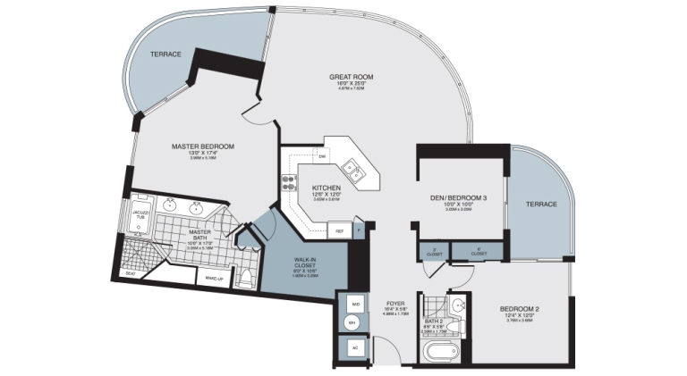 Turnberry Towers Floor Plans Turnberry Towers Condos for